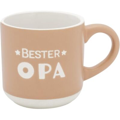GRUSS & CO Espressokopp med gravyr morfar Minikopp av stengods, 10 cl, muggar med presentbanderoll Present till vänner, födelsedag 74645 GRUSS & CO Espressokopp med gravyr morfar Minikopp av stengods, 10 cl, muggar med presentbanderoll Present till vänner, födelsedag 74645