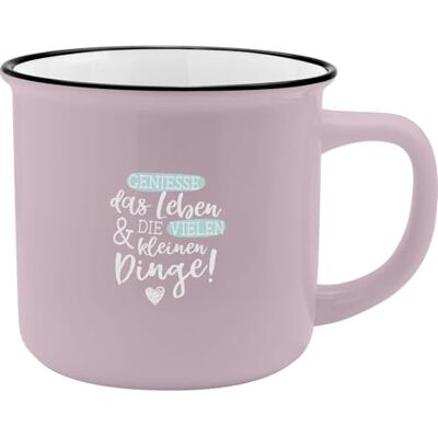 GRUSS & CO XL-mugg motiv de små sakerna Favoritmugg av porslin, kopp med ordspråk, 55 cl, med presentbanderoll födelsedagspresent 74179 GRUSS & CO XL-mugg motiv de små sakerna Favoritmugg av porslin, kopp med ordspråk, 55 cl, med presentbanderoll födelsedagspresent 74179