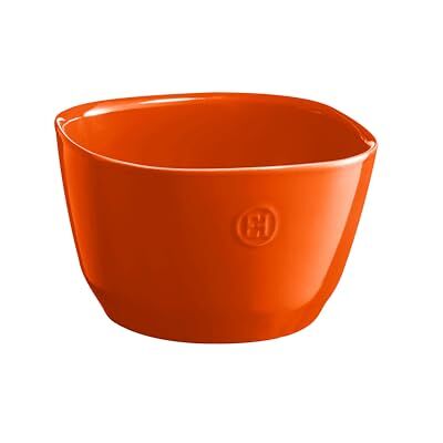 Emile Henry Liten keramisk salladsskål, 2L, orange Toscana Emile Henry Liten keramisk salladsskål, 2L, orange Toscana