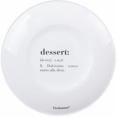 Tivoli Set 6 20,5 cm rund frukttallrik i opalglas, Victionary Dessert Tivoli Set 6 20,5 cm rund frukttallrik i opalglas, Victionary Dessert