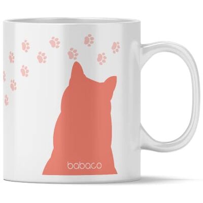 Babaco ERT GROUP Original och officiellt licensierad av keramisk mugg, mönster Cats 022, kaffe- och temugg kopp 330ml Babaco ERT GROUP Original och officiellt licensierad av keramisk mugg, mönster Cats 022, kaffe- och temugg kopp 330ml