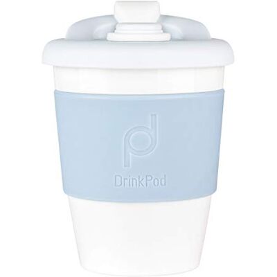 Drink Pod DrinkPod återanvändbar BPA-fri 340 ml 30 ml 30 ml kaffekopp/resmugg av plast – vinter, vit mugg Drink Pod DrinkPod återanvändbar BPA-fri 340 ml 30 ml 30 ml kaffekopp/resmugg av plast – vinter, vit mugg