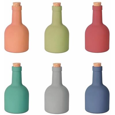Tivoli Set med 6 oljor, 400 ml, glas, korkkork Tivoli Set med 6 oljor, 400 ml, glas, korkkork