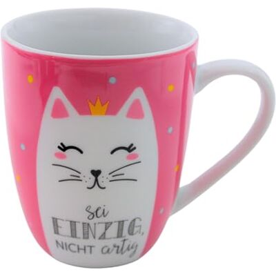 Dekohelden24 Dekohjälte24 kaffemugg/kopp, motiv: katt, var unik, inte artig storlek H/Ø: 10 x 8 cm, kapacitet 250 ml, diskmaskinssäker. Dekohelden24 Dekohjälte24 kaffemugg/kopp, motiv: katt, var unik, inte artig storlek H/Ø: 10 x 8 cm, kapacitet 250 ml, diskmaskinssäker.