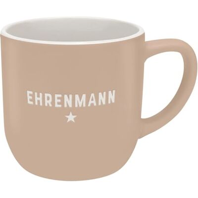 GRUSS & CO Kopp med gravyr Ehrenmann stengods, 40 cl, naturfärger, kaffemugg Present vän, kollega, naturligt vacker 74640 GRUSS & CO Kopp med gravyr Ehrenmann stengods, 40 cl, naturfärger, kaffemugg Present vän, kollega, naturligt vacker 74640