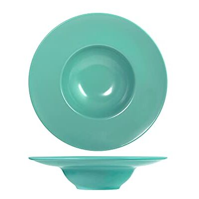 H&H 6 rätter pasta i stoneware lightblue cm28 H&H 6 rätter pasta i stoneware lightblue cm28