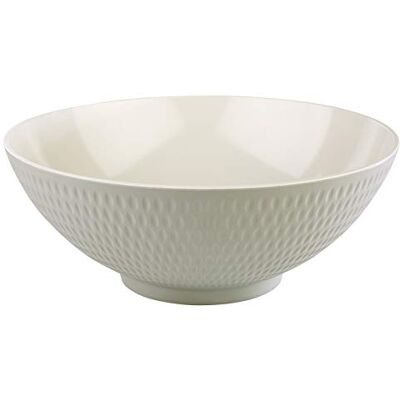 APS Skål "Asia Plus" tillverkad av nästan okrossbart melamin, mångsidig, stapelbar plastskål, salladsskål, grå/kräm, Ø 32,5 cm, 5,4 liter. APS Skål "Asia Plus" tillverkad av nästan okrossbart melamin, mångsidig, stapelbar plastskål, salladsskål, grå/kräm, Ø 32,5 cm, 5,4 liter.