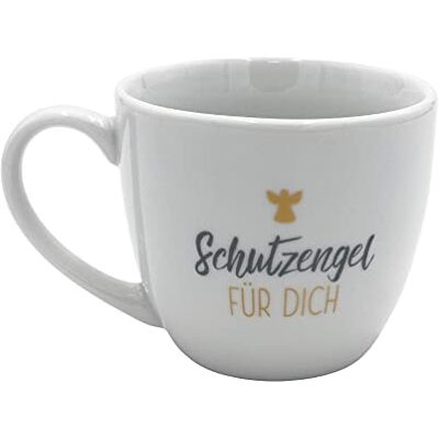 Dekohelden24 Maxi-XXL kaffekopp/kopp av porslin med motiv: Skyddsängel för dig, storlek H/Ø: 9,2 x 10,5 cm, kapacitet 400 ml, diskmaskinssäker, 9,2 cm Dekohelden24 Maxi-XXL kaffekopp/kopp av porslin med motiv: Skyddsängel för dig, storlek H/Ø: 9,2 x 10,5 cm, kapacitet 400 ml, diskmaskinssäker, 9,2 cm