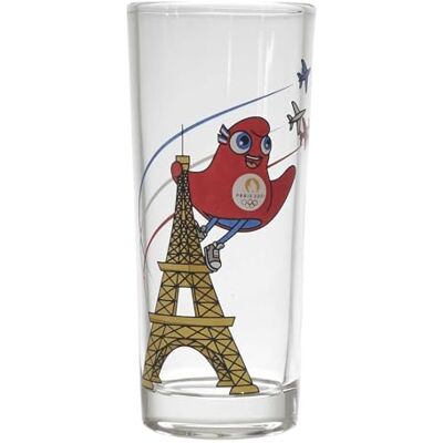 PARIS 2024 , CJO4401, set med 3 tuboglas maskot trilogi 20 cl, officiell licensierad produkt, modern design, perfekt för cocktail, perfekt för hem, diskmaskinssäker PARIS 2024 , CJO4401, set med 3 tuboglas maskot trilogi 20 cl, officiell licensierad produkt, modern design, perfekt för cocktail, perfekt för hem, diskmaskinssäker