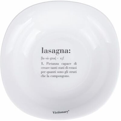 Tivoli Set 6 fyrkantig sopptallrik 23 x 23 cm opalinglas, Victionary Lasagne Tivoli Set 6 fyrkantig sopptallrik 23 x 23 cm opalinglas, Victionary Lasagne