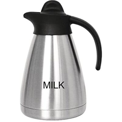Olympia Vakuumkanna etsad Milk 1 l med skruvflaska restaurang Olympia Vakuumkanna etsad Milk 1 l med skruvflaska restaurang