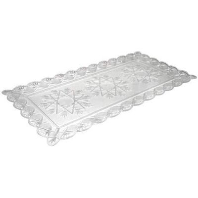 POLOPLAST 5896435 3 Brickor Stjärna, Transparent, Rektangulär, 35 X 15 Cm, Plast POLOPLAST 5896435 3 Brickor Stjärna, Transparent, Rektangulär, 35 X 15 Cm, Plast