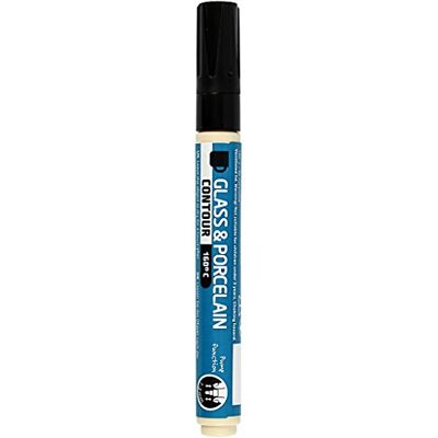Creativ Company 1-2 mm 1-delad glas- och porslinsmarkör, svart Creativ Company 1-2 mm 1-delad glas- och porslinsmarkör, svart