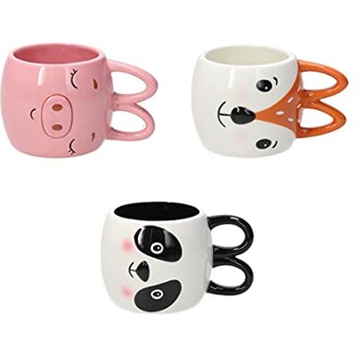 Tognana Roligt ansikte 3 Mug Set Tognana Roligt ansikte 3 Mug Set
