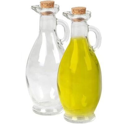 Urban Living Lagring av mini olja i glas med 250 ml glansig plugg Urban Living Lagring av mini olja i glas med 250 ml glansig plugg