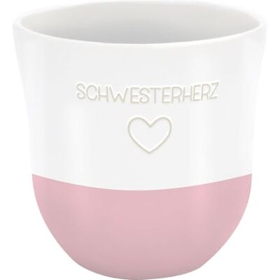 Sheepworld Mugg med gravering systerhjärta Kaffekopp, höjd 9,8 cm, diameter 9,3 cm, volym 40 cl, stengods presentförpackning, födelsedag, påsk, jul 74826 Sheepworld Mugg med gravering systerhjärta Kaffekopp, höjd 9,8 cm, diameter 9,3 cm, volym 40 cl, stengods presentförpackning, födelsedag, påsk, jul 74826