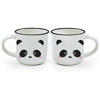 LEGAMI Espressokoppar, flerfärgad, 5,5 x 5,5 x 5 cm panda 5,5 x 5 x 5 cm flerfärgad, (2-pack) LEGAMI Espressokoppar, flerfärgad, 5,5 x 5,5 x 5 cm panda 5,5 x 5 x 5 cm flerfärgad, (2-pack)