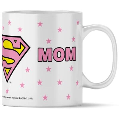 ERT GROUP Original och officiellt licensierad av DC keramisk mugg, mönster Superman 065, kaffe- och temugg kopp 330ml ERT GROUP Original och officiellt licensierad av DC keramisk mugg, mönster Superman 065, kaffe- och temugg kopp 330ml