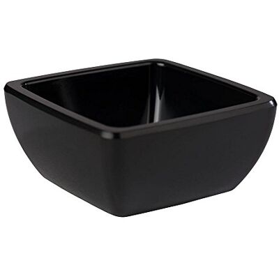 APS skål 6,5 x 6,5 cm, H: 3 cm melamin, svart, 0,05 liter APS skål 6,5 x 6,5 cm, H: 3 cm melamin, svart, 0,05 liter