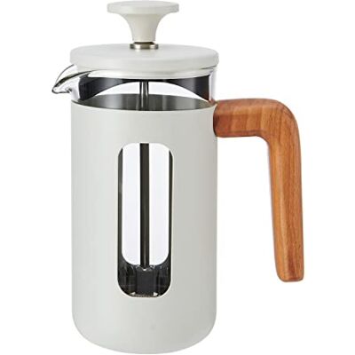 La Cafetière Pisa Cafetière, 3-kopp/350 ml, värmetåligt borosilikatglas och rostfritt stål med greppvänlig kolv, liten franskpress kaffebryggare för löst te och malet kaffe, Flint La Cafetière Pisa Cafetière, 3-kopp/350 ml, värmetåligt borosilikatglas och rostfritt stål med greppvänlig kolv, liten franskpress kaffebryggare för löst te och malet kaffe, Flint