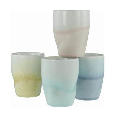 Creatable , 24343, serie Squeezy Maytime, 4-delat porslinsset för 4 personer, kaffemuggset av stengods, diskmaskins- och mikrovågsugnssäker, kvalitetsproduktion Creatable , 24343, serie Squeezy Maytime, 4-delat porslinsset för 4 personer, kaffemuggset av stengods, diskmaskins- och mikrovågsugnssäker, kvalitetsproduktion
