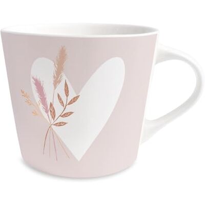 Grafik Werkstatt Grafisk verkstad kaffekopp med 100% äkta guld porslinskopp 420 ml hjärta med bukett Grafik Werkstatt Grafisk verkstad kaffekopp med 100% äkta guld porslinskopp 420 ml hjärta med bukett