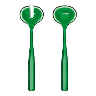 Guzzini Set med 2 Salladbestick Bicolor Turtleneck 29730169 Transparent Emeraldgrön ekologisk plast 28cm Guzzini Set med 2 Salladbestick Bicolor Turtleneck 29730169 Transparent Emeraldgrön ekologisk plast 28cm