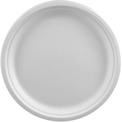 PAPSTAR 50 tallrikar, sockerrör "pure" odelade Ø 26 cm – 2 cm vit PAPSTAR 50 tallrikar, sockerrör "pure" odelade Ø 26 cm – 2 cm vit