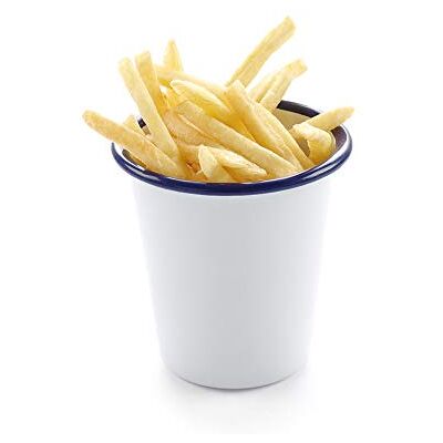 HENDI Mugg, med en fin blå kant, nötningsbeständig, 0,4 l, ø90 x (H) 120 mm, 72 stycken HENDI Mugg, med en fin blå kant, nötningsbeständig, 0,4 l, ø90 x (H) 120 mm, 72 stycken