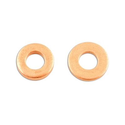 CONNECT TOOLION LAS36778 vanlig skena koppar injektor bricka 15 x 7,5 x 1,5 mm-Pk 12 CONNECT TOOLION LAS36778 vanlig skena koppar injektor bricka 15 x 7,5 x 1,5 mm-Pk 12