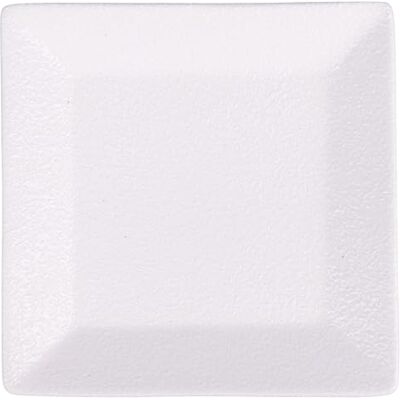 Tivoli Set med 6 fyrkantig tefat 13,5 x 13,5 cm i stengods, Horeca White Tivoli Set med 6 fyrkantig tefat 13,5 x 13,5 cm i stengods, Horeca White