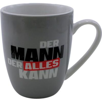 Dekohelden24 Kaffekopp/kopp, porslin, motiv: mannen i allting kan göra. Storlek H/Ø: 9,8 x 8,2 cm, kapacitet 250 ml, diskmaskinssäker. Dekohelden24 Kaffekopp/kopp, porslin, motiv: mannen i allting kan göra. Storlek H/Ø: 9,8 x 8,2 cm, kapacitet 250 ml, diskmaskinssäker.