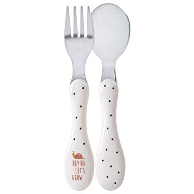 Lassig LÄSSIG Barnbestick set 2-delad sked gaffel rostfritt stål plasthandtag/cutlery Garden Explorer flickor Lassig LÄSSIG Barnbestick set 2-delad sked gaffel rostfritt stål plasthandtag/cutlery Garden Explorer flickor