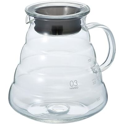 HARIO XGS-80TB kaffekanna i glas/Range Server 800 ml, färglös, 13 x 15,2 x 13 cm HARIO XGS-80TB kaffekanna i glas/Range Server 800 ml, färglös, 13 x 15,2 x 13 cm
