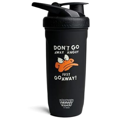 Smartshake Looney Tunes Reforce rostfritt stål proteinblandare flaska 900 ml 8,5 dl – läckagesäkert skruvlock – BPA-fri – unisex – icke-isolerad – daffy Duck Smartshake Looney Tunes Reforce rostfritt stål proteinblandare flaska 900 ml 8,5 dl – läckagesäkert skruvlock – BPA-fri – unisex – icke-isolerad – daffy Duck