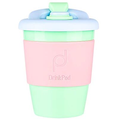 Drink Pod DrinkPod återanvändbar BPA-fri 340 ml 30 ml 30 ml kaffekopp/resmugg av plast – grön drake grön Drink Pod DrinkPod återanvändbar BPA-fri 340 ml 30 ml 30 ml kaffekopp/resmugg av plast – grön drake grön