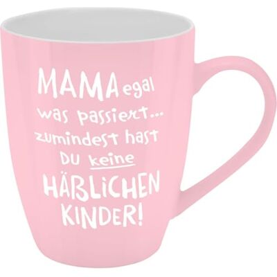 GRUSS & CO Mugg med motiv mamma oavsett om Kopp med ordspråk, nytt benporslin, 35 cl, med presentförpackning rolig gåva, födelsedag 74205 GRUSS & CO Mugg med motiv mamma oavsett om Kopp med ordspråk, nytt benporslin, 35 cl, med presentförpackning rolig gåva, födelsedag 74205