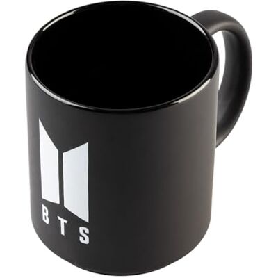 Grupo Erik Ceramic Mug BTS Merch 12.3 oz 350 ml Coffee Mug Tea, Cool Mugs and Cups, Black Mugs BTS Gifts Under 15 Pounds, K-Pop Music Gifts Grupo Erik Ceramic Mug BTS Merch 12.3 oz 350 ml Coffee Mug Tea, Cool Mugs and Cups, Black Mugs BTS Gifts Under 15 Pounds, K-Pop Music Gifts