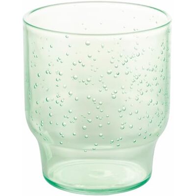 Tivoli Set 6 vattenglas 325 ml ljusgrön, MS-plast, kaktusbubbla, unik Tivoli Set 6 vattenglas 325 ml ljusgrön, MS-plast, kaktusbubbla, unik