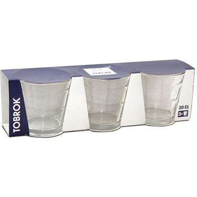 FORNOR 24027 GLAS TOBROK SLICE X3 30 cl FORNOR 24027 GLAS TOBROK SLICE X3 30 cl