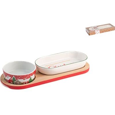 H&H Jul Ställ 2 Koppar Porslin, Bambu Bas, 26X9cm H&H Jul Ställ 2 Koppar Porslin, Bambu Bas, 26X9cm