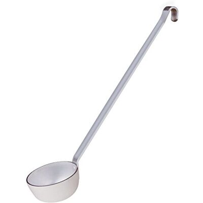 Baldassare Agnelli Pentole Agnelli Slev med handtag hårt skal av aluminiumlegering 2 stycken nitar 3 mm, diameter 100 mm Cod.alma20510 18 cm Baldassare Agnelli Pentole Agnelli Slev med handtag hårt skal av aluminiumlegering 2 stycken nitar 3 mm, diameter 100 mm Cod.alma20510 18 cm