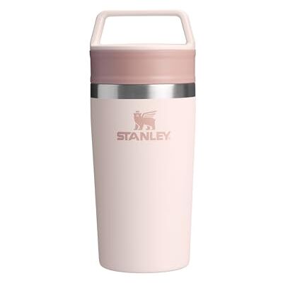Stanley 1913 Cafe To-Go Resemugg 0.35L Rose Quartz Håller 4 Timmar Varmt 5 Timmar Kallt Rostfritt Stål Tål Maskindisk Lättburet Handtag Kaffekopp Stanley 1913 Cafe To-Go Resemugg 0.35L Rose Quartz Håller 4 Timmar Varmt 5 Timmar Kallt Rostfritt Stål Tål Maskindisk Lättburet Handtag Kaffekopp