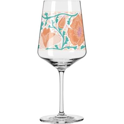 RITZENHOFF 2841022 aperizzo-glas 500 ml – serie sommarbuller nr 26 – aperitif – glas med blommotiv färgglada – Tillverkad i Tyskland RITZENHOFF 2841022 aperizzo-glas 500 ml – serie sommarbuller nr 26 – aperitif – glas med blommotiv färgglada – Tillverkad i Tyskland