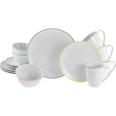 CreaTable Luna Flerfärgad Servis CreaTable Luna Flerfärgad Servis