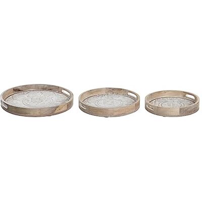 DKD Home Decor Uppsättning av brickor, Standard DKD Home Decor Uppsättning av brickor, Standard