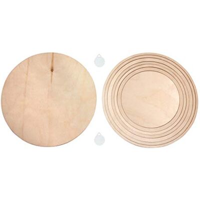 Rayher träplattor/ringset, FSC Mix Credit, natur, 8 st. 14,9 cm – 24,7 cm, 2 hängare, låda 1 set, 62911505, beige Rayher träplattor/ringset, FSC Mix Credit, natur, 8 st. 14,9 cm – 24,7 cm, 2 hängare, låda 1 set, 62911505, beige