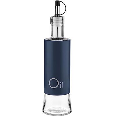 GALICJA GRENO Vinäger- och oljedispenser – oljeflaska med pip – olivoljedispenser – olje- och vinägerdispenser – doserare för flaskor – vinägeroljeflaskor – vinägeroljeflaska – 320 ml – marinblå GALICJA GRENO Vinäger- och oljedispenser – oljeflaska med pip – olivoljedispenser – olje- och vinägerdispenser – doserare för flaskor – vinägeroljeflaskor – vinägeroljeflaska – 320 ml – marinblå