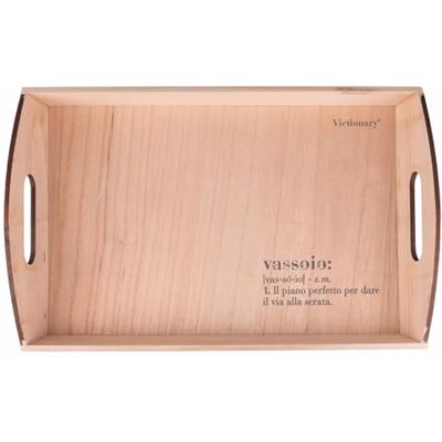 Tivoli Rektangulär bricka 45 x 30 cm i Paulownia-trä och poppelplywood, Victionary Tivoli Rektangulär bricka 45 x 30 cm i Paulownia-trä och poppelplywood, Victionary
