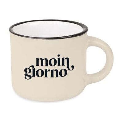 Grafik Werkstatt Vintage Espressokopp Mini keramisk mugg att ge bort 95 ml moingiorno Grafik Werkstatt Vintage Espressokopp Mini keramisk mugg att ge bort 95 ml moingiorno